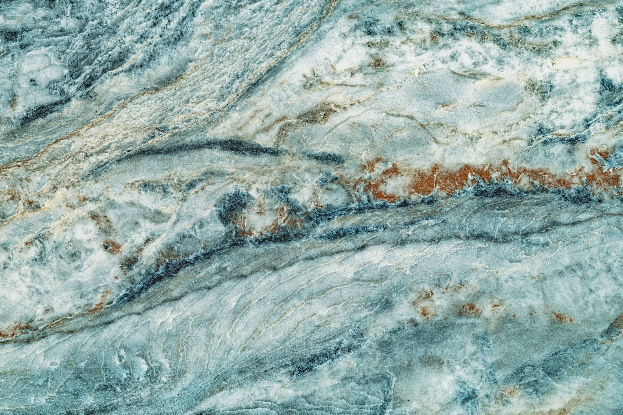 Blue Granite Stone Background