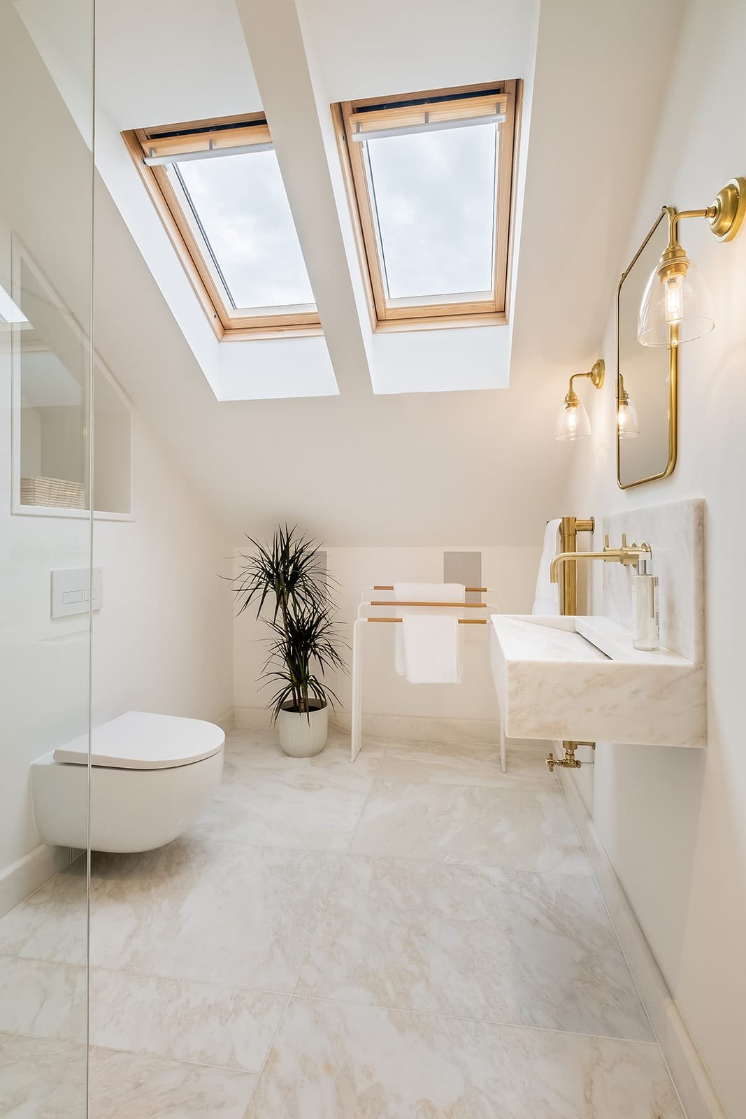 White Marble Bathroom