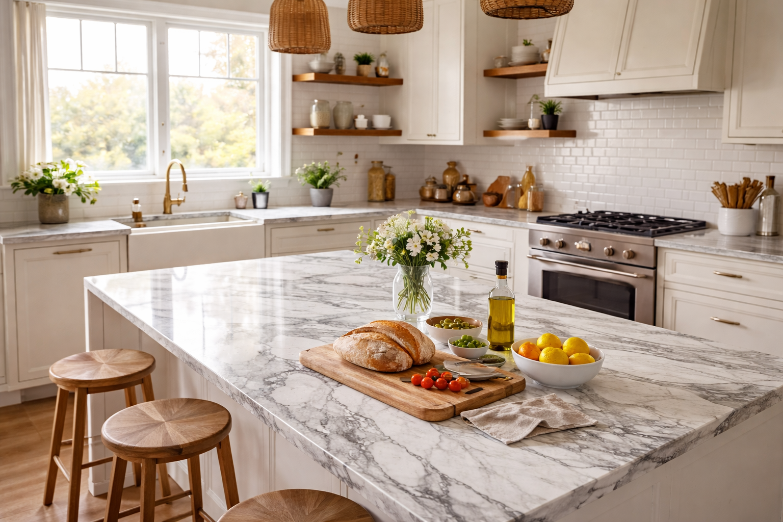 natural stone kitchen worktops